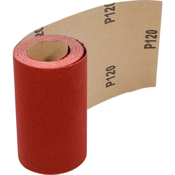 Rollo de papel abrasivo | 115 mm x 5 m | granulación 120