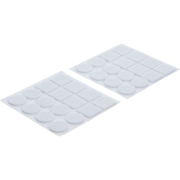 Felt Pads Set | white | 32 pcs.