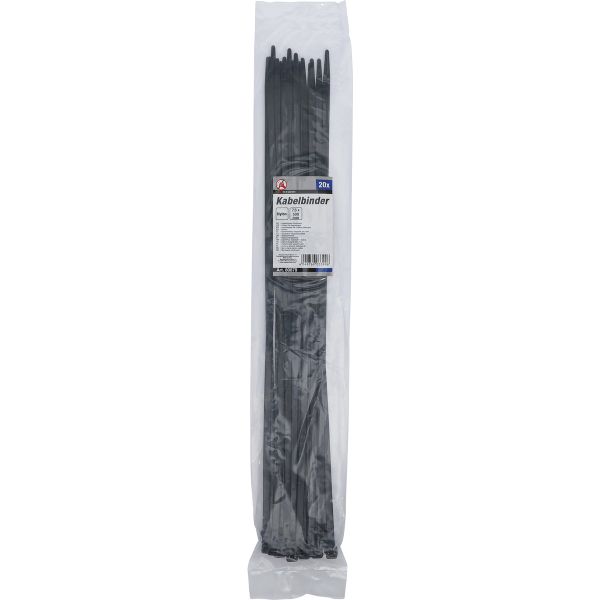 Cable Tie Assortment | black | 7.6 x 500 mm | 20 pcs.