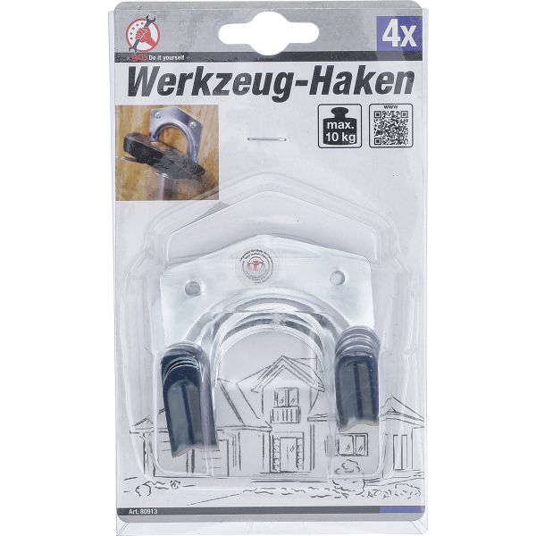 Werkzeug-Haken | 4 Stück