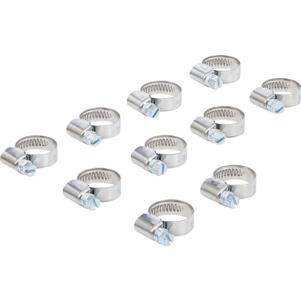 Hose Clamps | Stainless | 12 x 20 mm | 10 pcs.