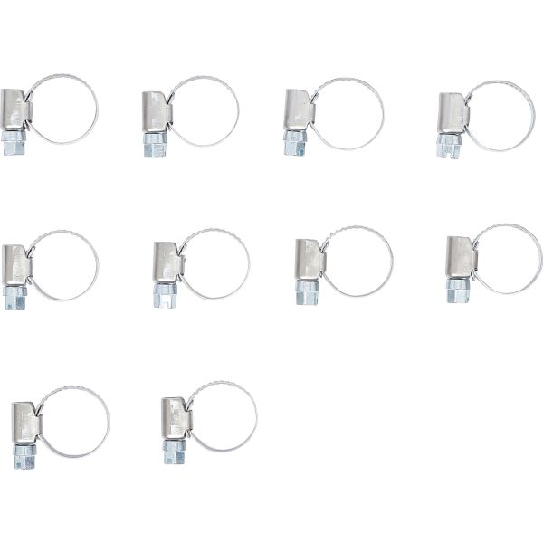Hose Clamps | Stainless | 12 x 20 mm | 10 pcs.