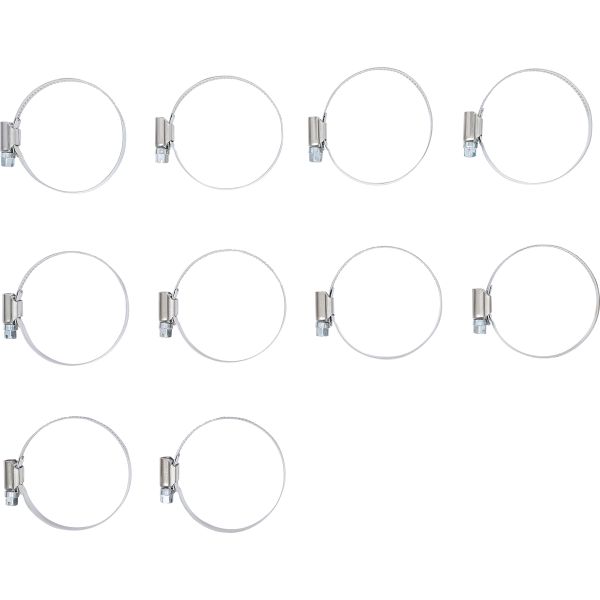 Hose Clamps | Stainless | 40 x 60 mm | 10 pcs.