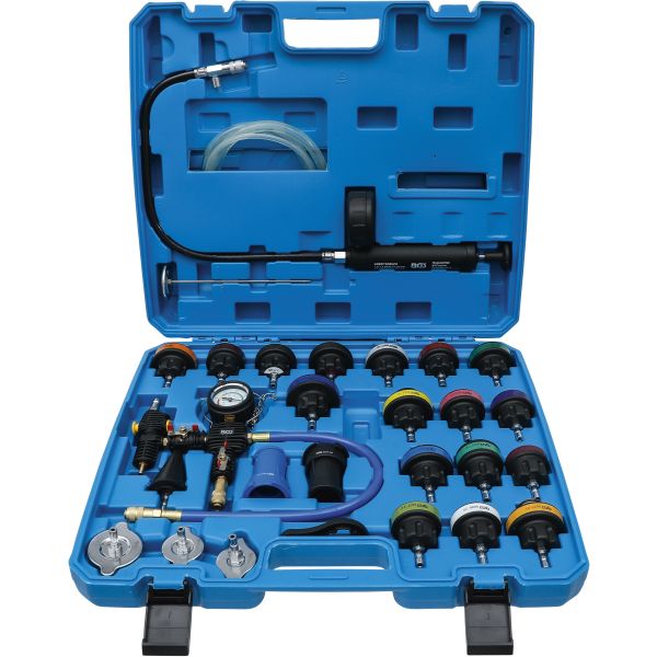 Radiator Pressure and Cooling System Tester | Refilling System included | 28 pcs.