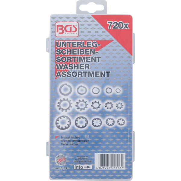 Washer Assortment | 720 pcs.