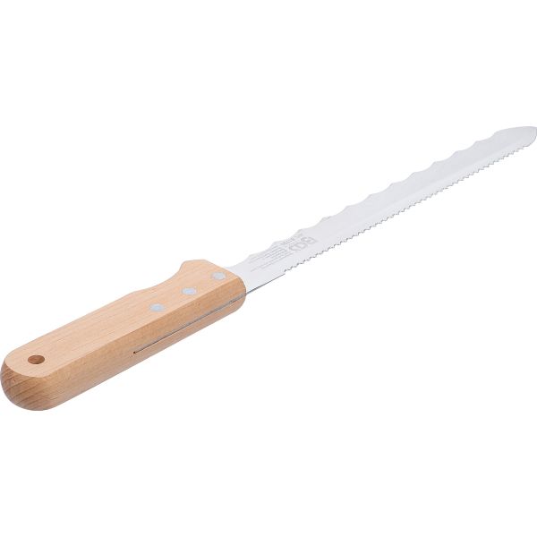 Cuchillo para materiales aislantes | 420 mm | empuñadura de madera