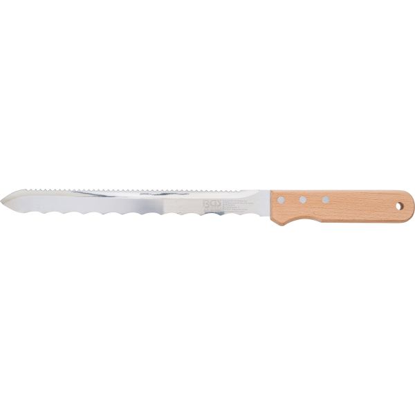 Cuchillo para materiales aislantes | 420 mm | empuñadura de madera