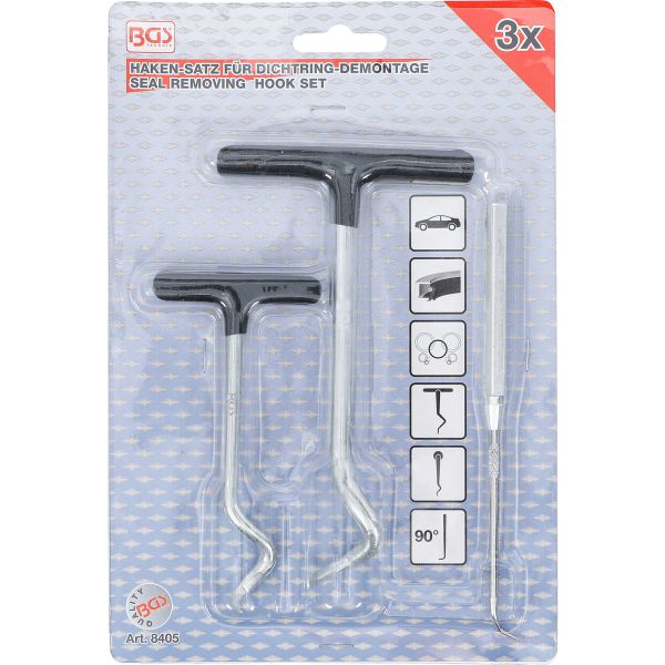 Seal Removing Hook Set | 3 pcs.