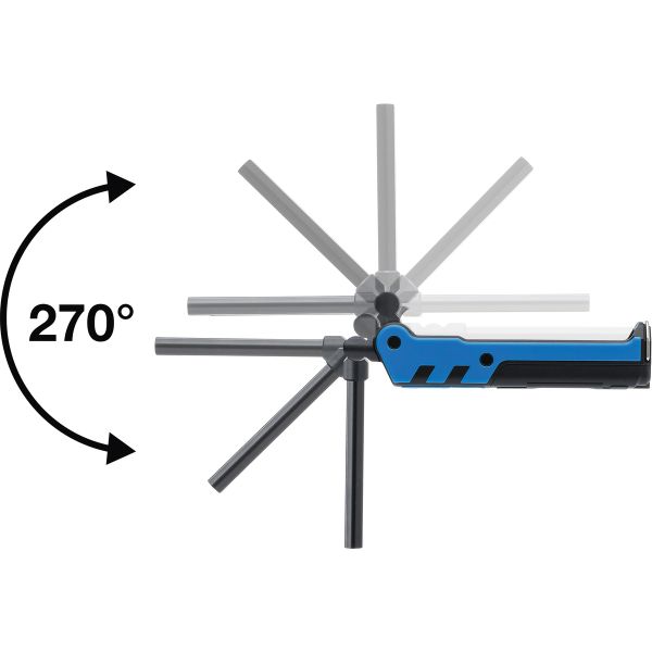 Baladeuse pliable à accu | COB-LED | 5 W