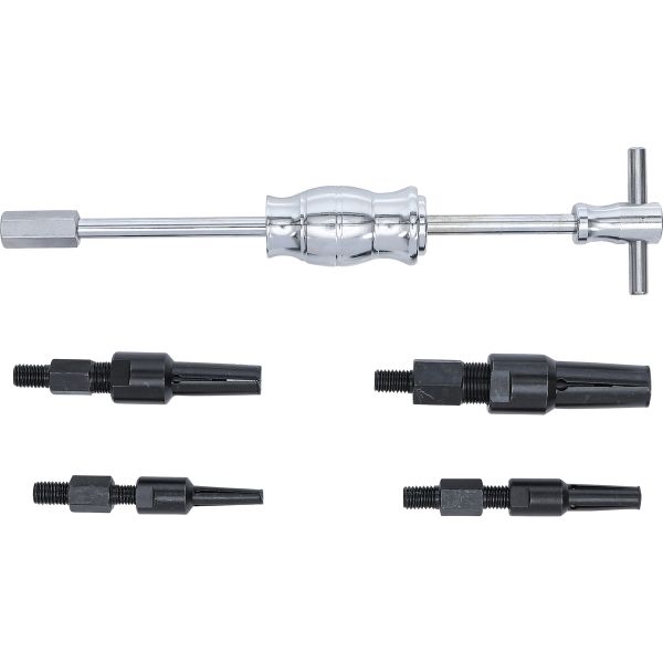 Juego de extractores de rodamientos internos ciegos con martillo deslizante | 5 piezas