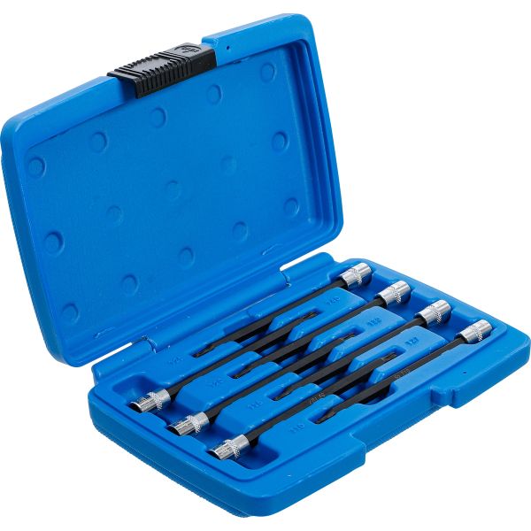 Assortiment de douilles à embouts | 6,3 mm (1/4") | Profil T (pour Torx Plus) avec tête sphérique T10 - T40 | 7 pièces