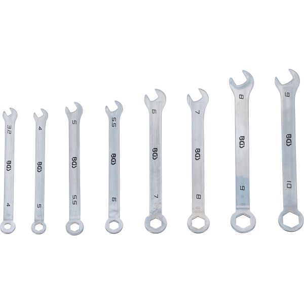 Combination Spanner Set | Stubby Type | 4 - 10 mm | 8 pcs.