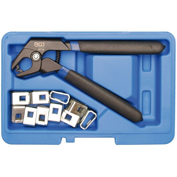 Fixing Clamps Set with Pliers | 11 pcs.