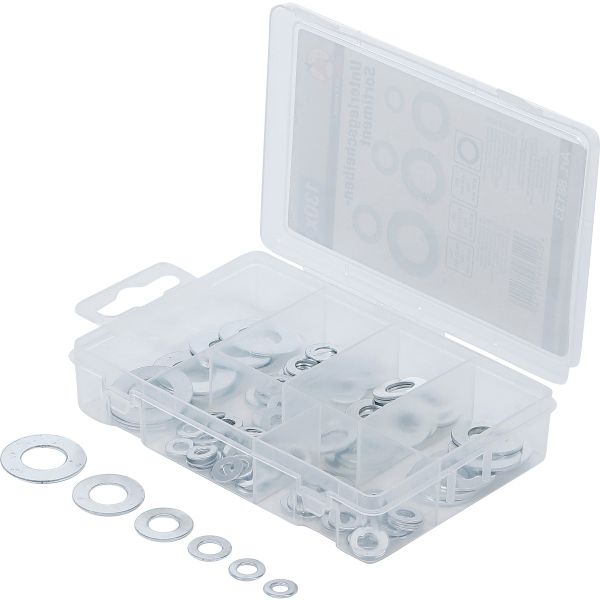 Washer Assortment | Ø 4 - 12 mm (internal diameter) | 130 pcs.