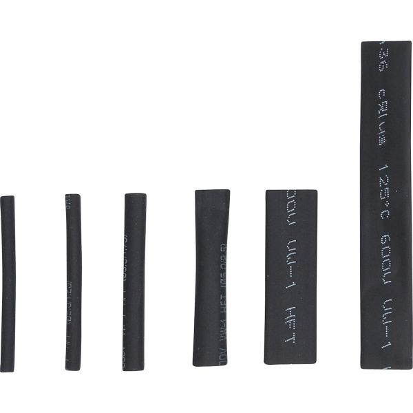 Shrink Tube Assortment | black | 90 pcs.