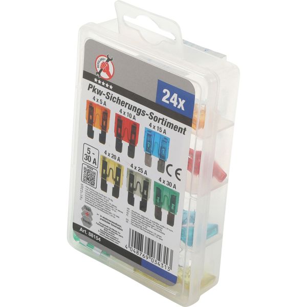 Car Fuse Assortment | 24 pcs.