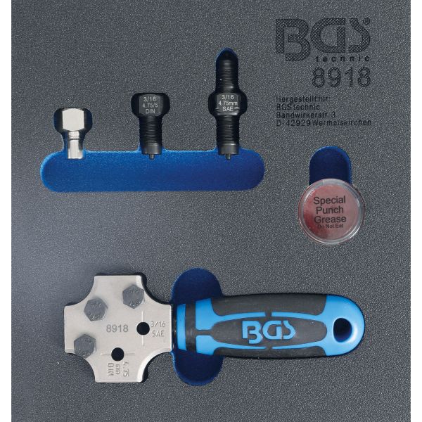 Tool Tray 1/6: Flaring Tool | SEA and DIN 4.75 mm (3/16")