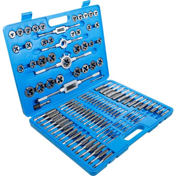 Tap and Die Set | Metric / Inch Sizes | 110 pcs.