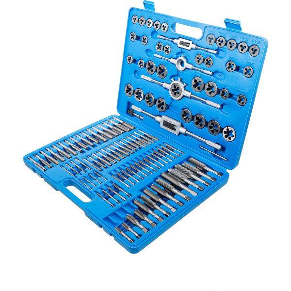 Tap and Die Set | Metric / Inch Sizes | 110 pcs.