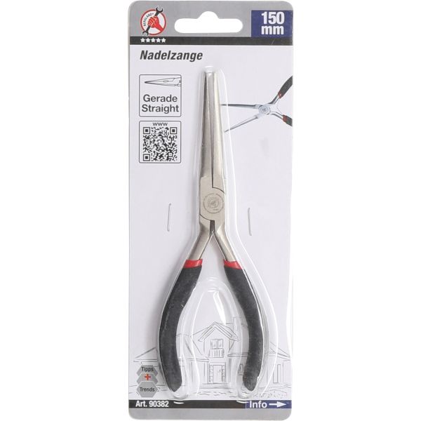 Needle Pliers | straight | spring loaded | 150 mm