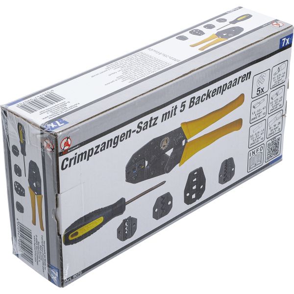 Crimping Pliers | with 5 Pairs of Jaws