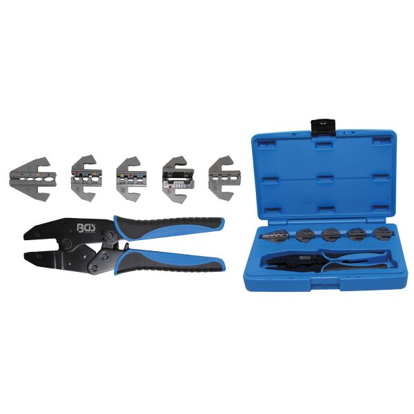 Crimping Tool Set with | 5 Pairs of Jaws