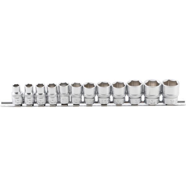 Socket Set, Hexagon | 10 mm (3/8") Drive | 8 - 19 mm | 12 pcs.