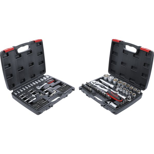 Socket Set | 6.3 mm (1/4") / 12.5 mm (1/2") Drive | Inch Sizes | 174 pcs.