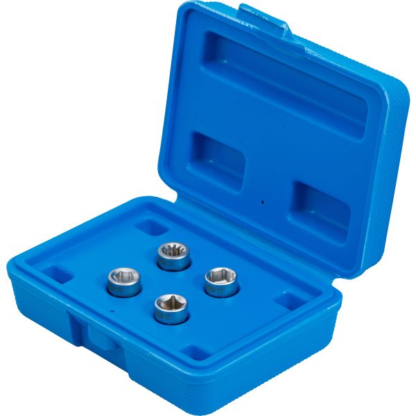 Pentagon Socket Set | 12 mm Drive | 4 pcs.