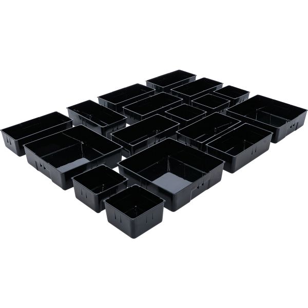 Plastic Strorage Trays | for Workshop Trolley | 17 pcs.