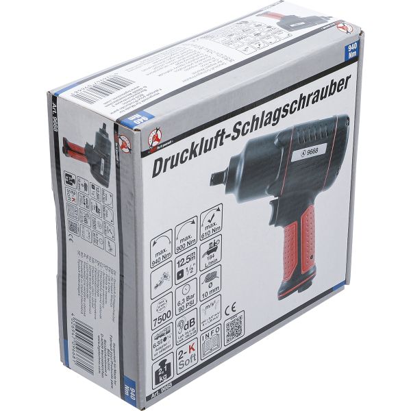 Air Impact Wrench | 12.5 mm (1/2") | 940 Nm