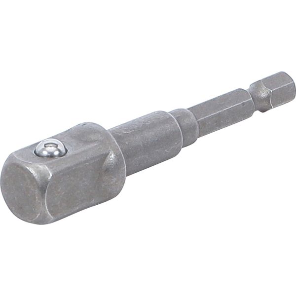 Adapter für Bohrmaschinen | Antrieb Außensechskant 6,3 mm (1/4") / Abtrieb Außenvierkant 12,5 mm (1/2")