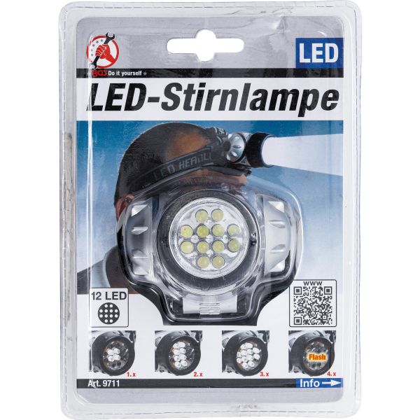 LED-Stirnlampe | 12 LED