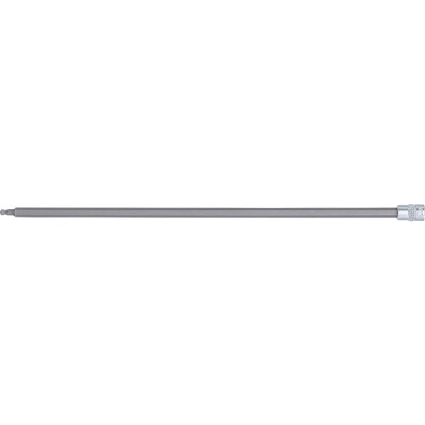 Bit Socket | length 300 mm | 6.3 mm (1/4") Drive | internal Hexagon with Ball Point 4 mm