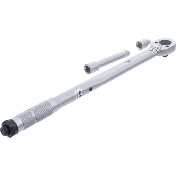 Torque Wrench + Adaptor + Extension Bar | 12.5 mm (1/2") | 28 - 210 Nm