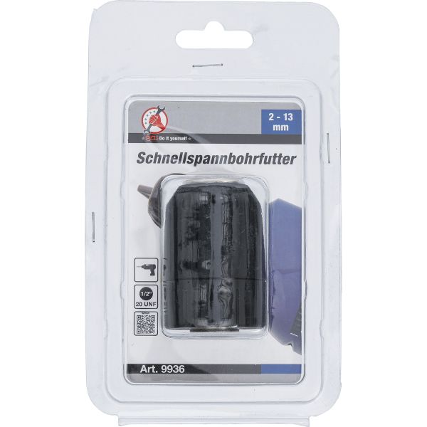 Schnellspannbohrfutter | 2 - 13 mm - 1/2" x 20 UNF