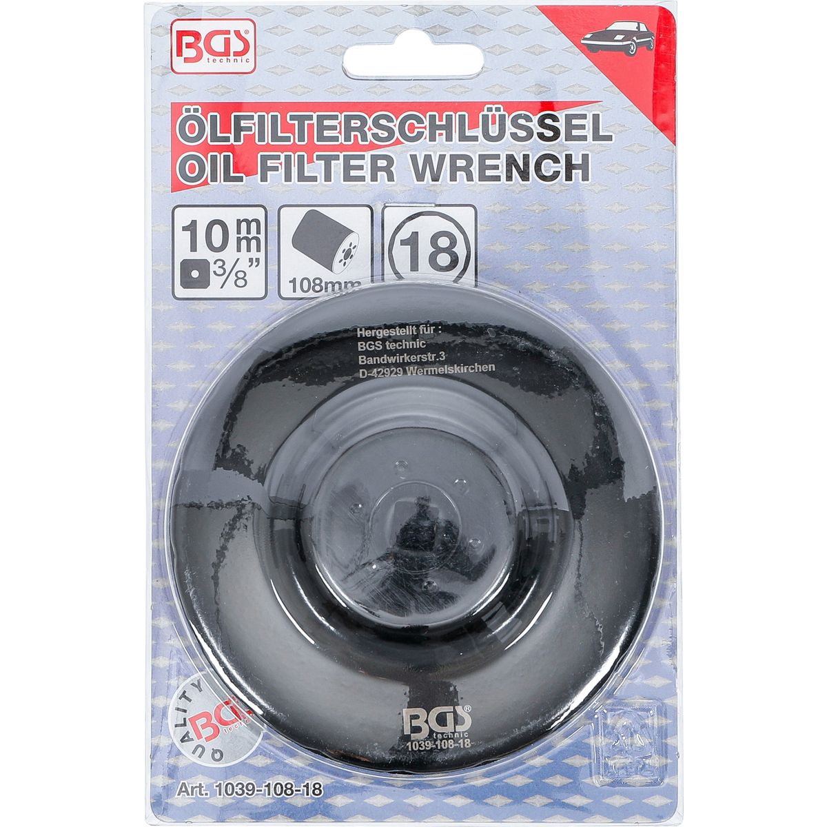 Oil Filter Wrench | 18-point | Ø 108 mm | for Renault