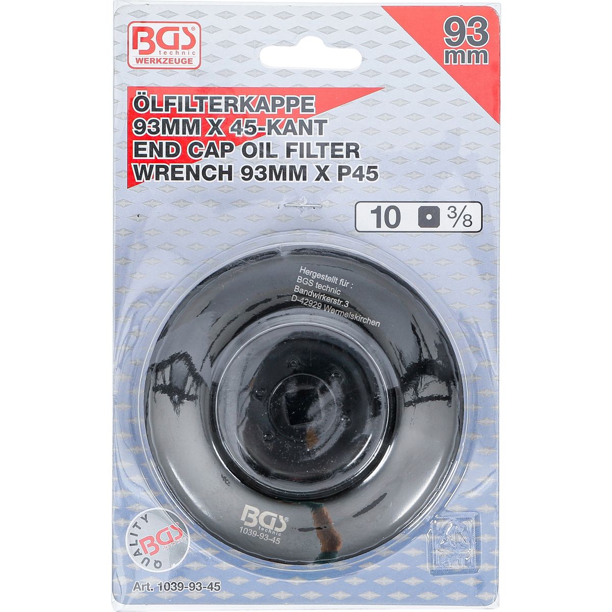Oil Filter Wrench | 45-point | Ø 93 mm | for Audi, VW