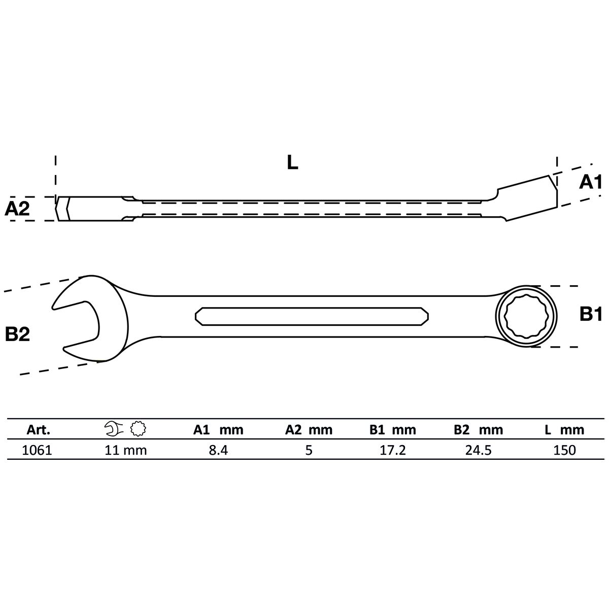 Llave combinada | 11 mm