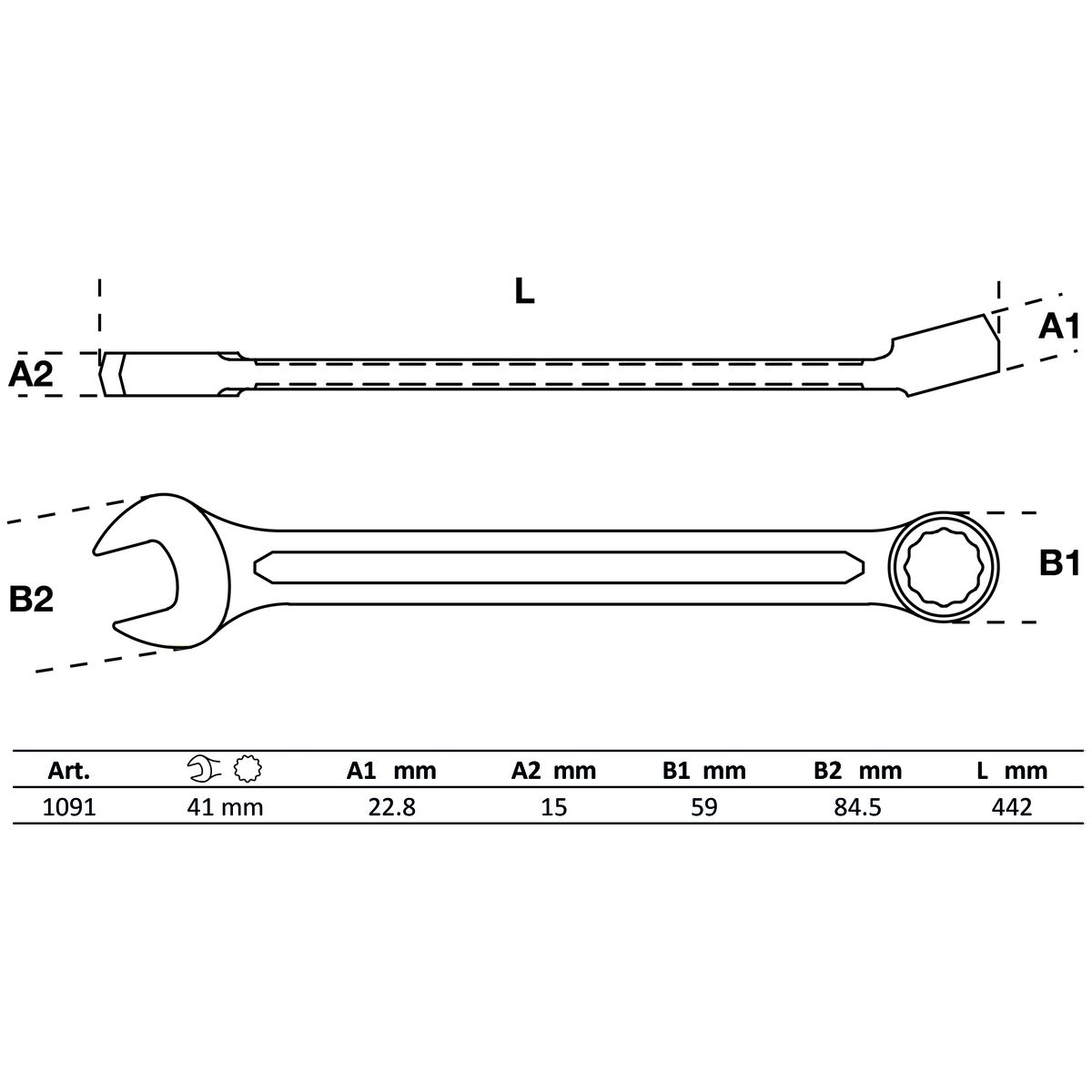 Llave combinada | 41 mm