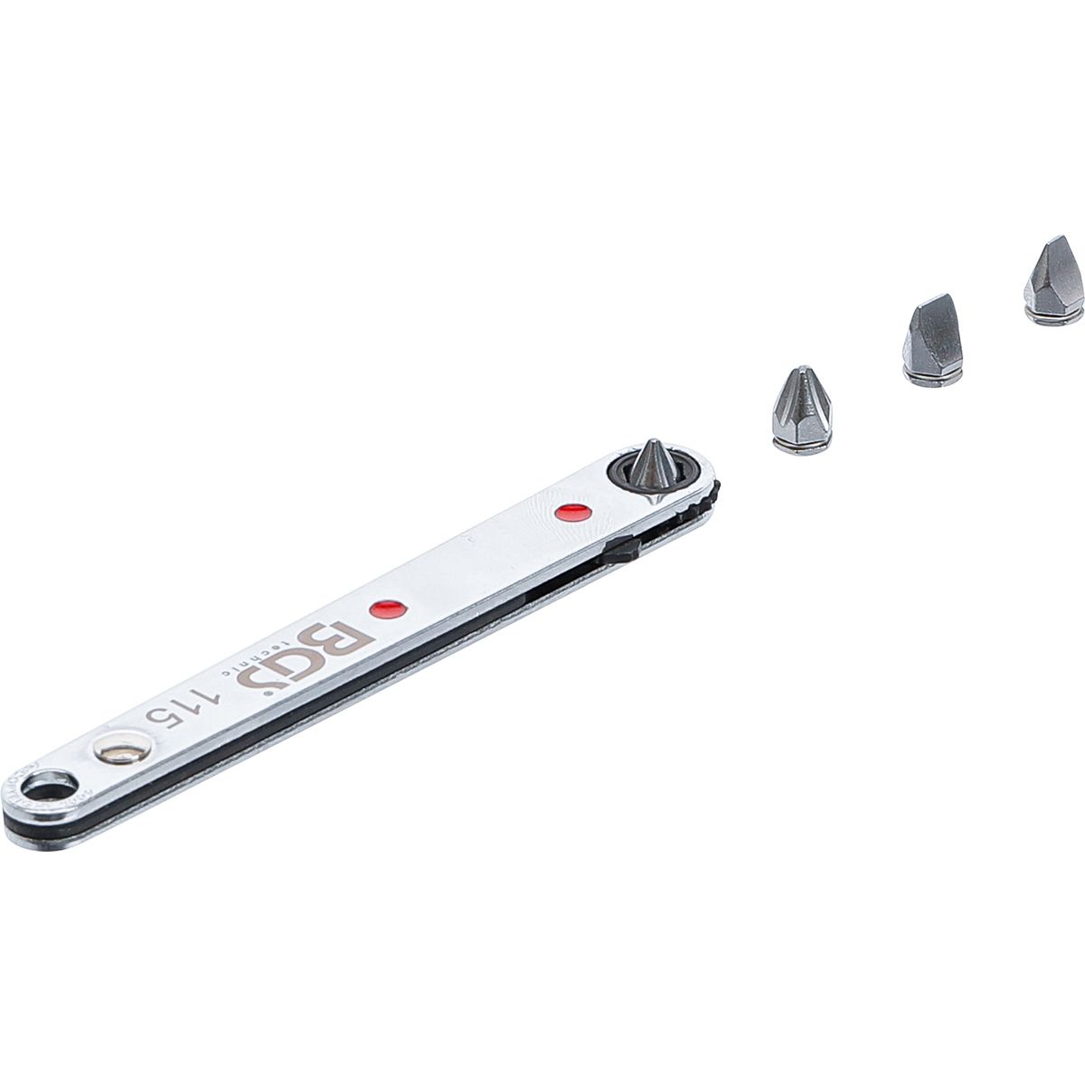 Special Bit Ratchet | extra thin | 6.3 mm (1/4") Drive | incl. 4 special bits