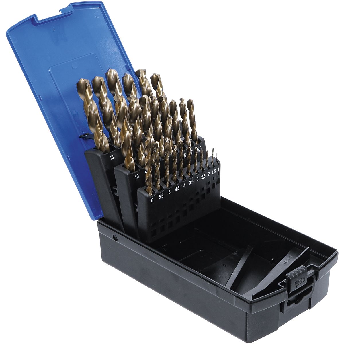 Twist Drill Set | HSS-G M35 Cobalt Steel | 1 - 13 mm | 25 pcs.