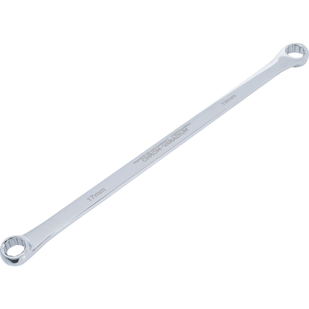 Double Ring Spanner | extra long | 17 x 19 mm