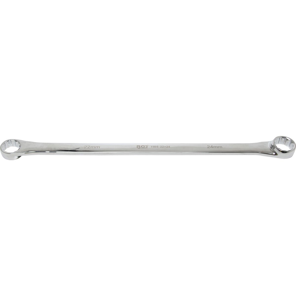 Double Ring Spanner | extra long | 22 x 24 mm