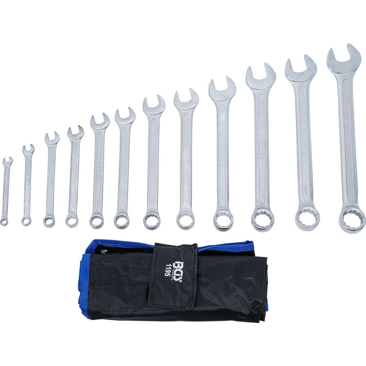 Combination Spanner Set | Inch Sizes | 1/4" - 15/16" | 12 pcs.