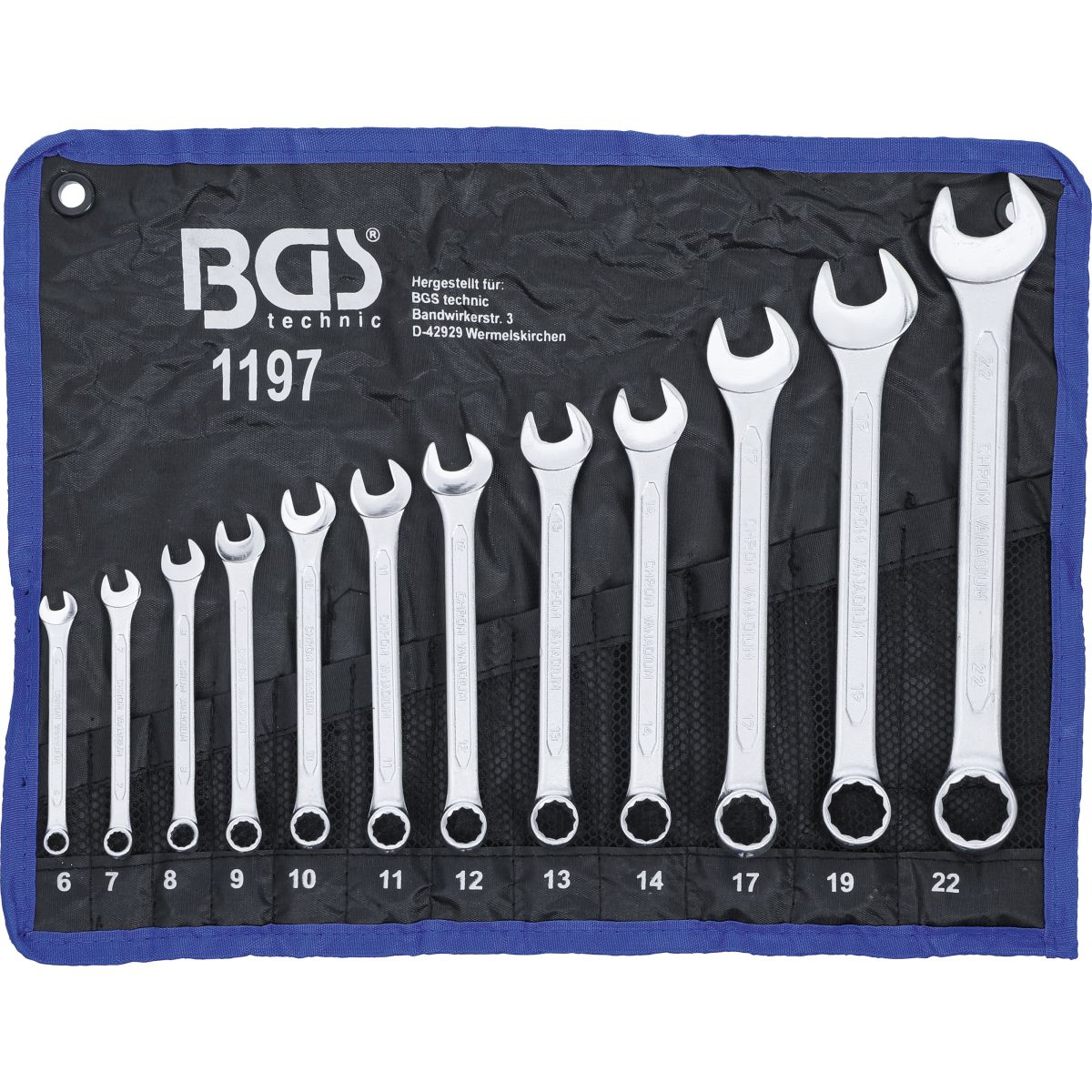 Combination Spanner Set | 6 - 22 mm | 12 pcs.