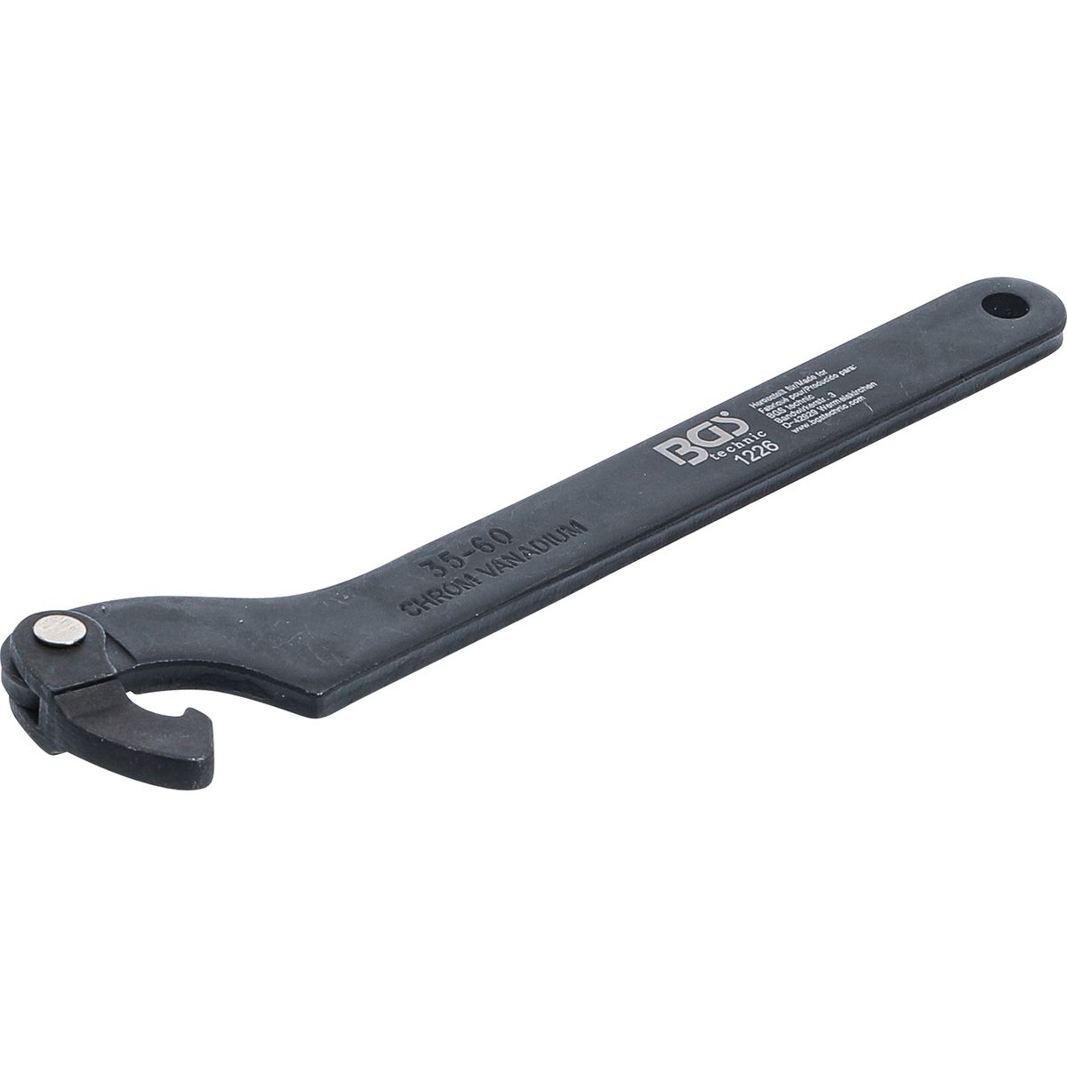 Hook Wrench with flexible Jaw