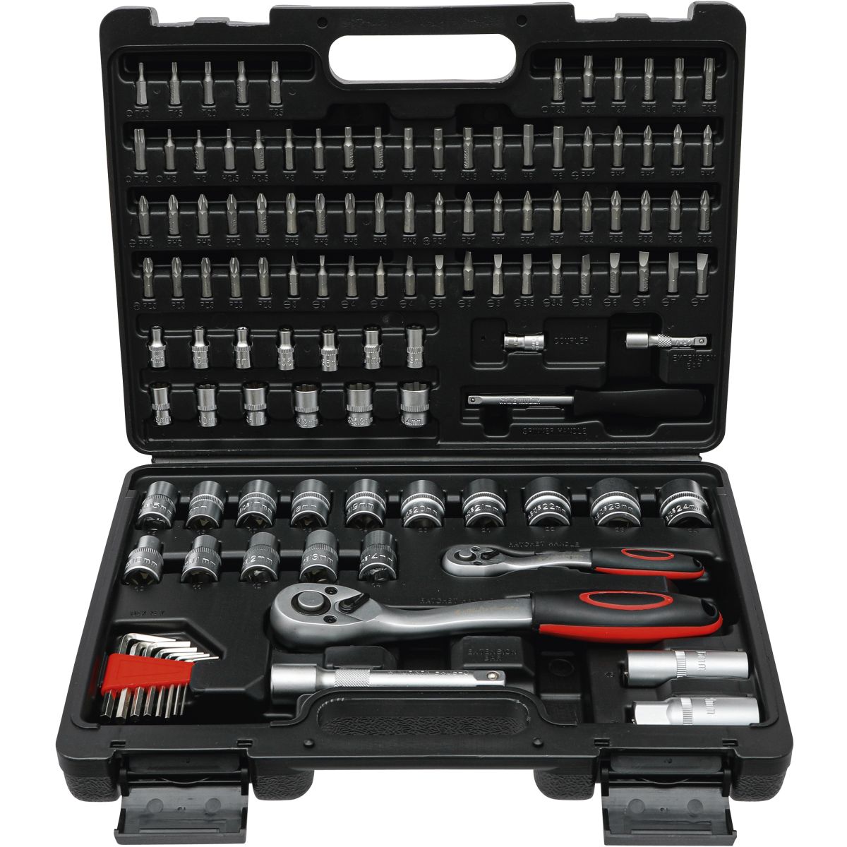 Socket Set Super Lock | 6.3 mm (1/4") / 12.5 mm (1/2") Drive | 115 pcs.