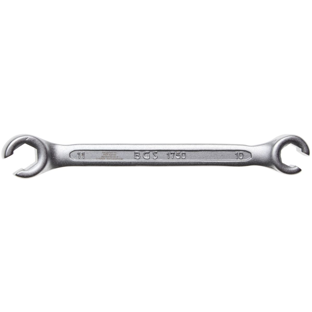 Double Ring Spanner, open Type | 10 x 11 mm