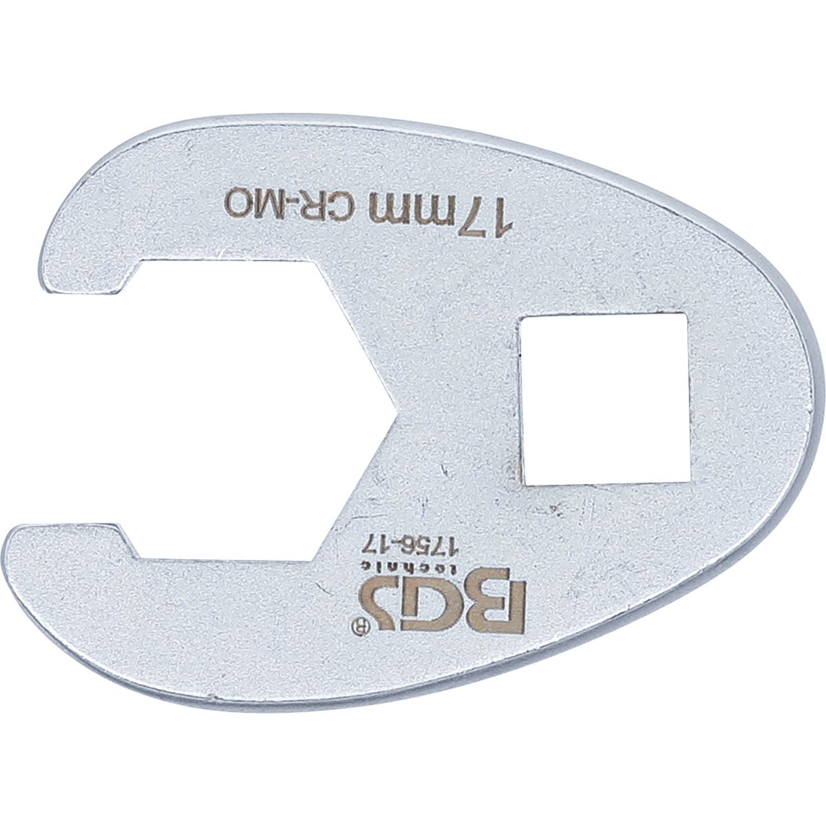 Llave boca hexagonal abierta (crowfoot) | entrada 10 mm (3/8") | 17 mm